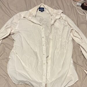 Apt. 9 Crisp White Collared Shirt